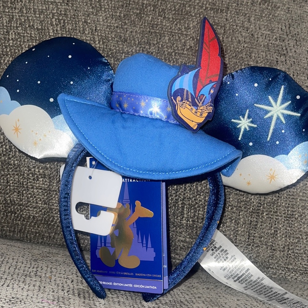 Disney Mickey Mouse Main Attraction Ears - Peter Pan’s Flight ✨